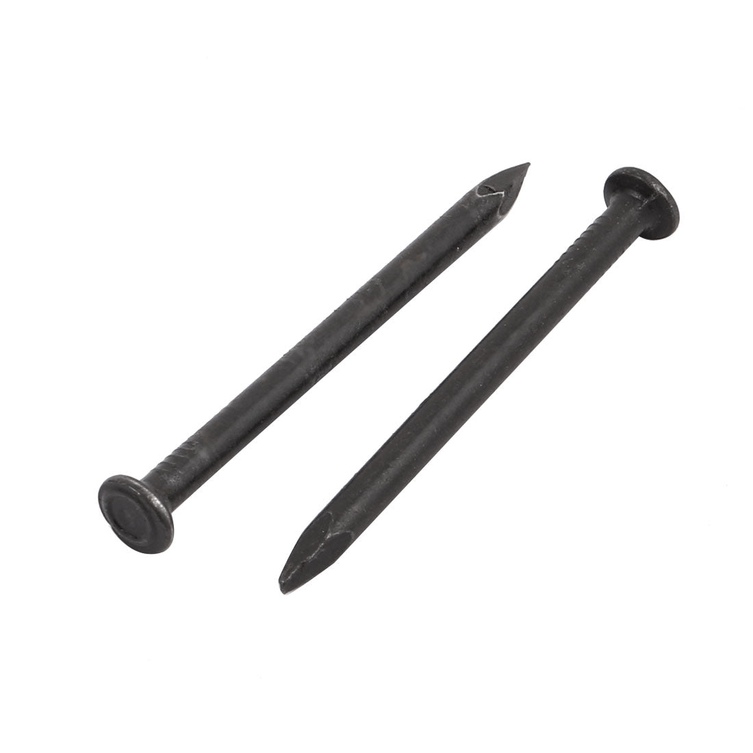 Harfington 2-inch Length Carbon Steel Point Tip Wall Cement Nail Black 100pcs