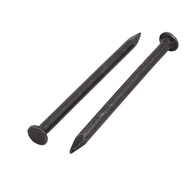Harfington 3-inch Length Carbon Steel Point Tip Wall Cement Nail Black 20pcs