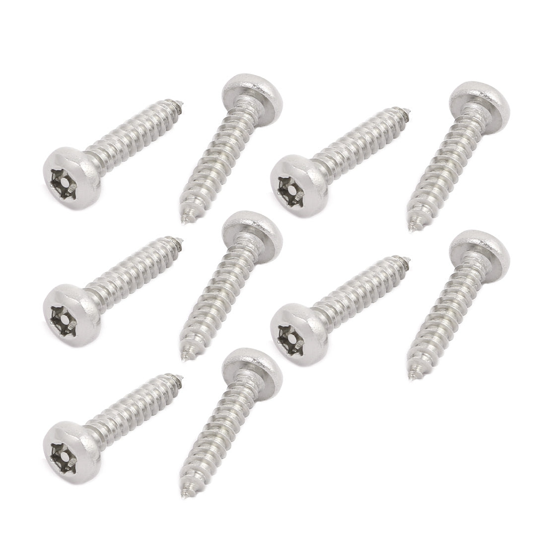 Harfington M3.9x19mm 304 Stainless Steel Pan Head Torx Self Tapping Screws Fasteners 10pcs