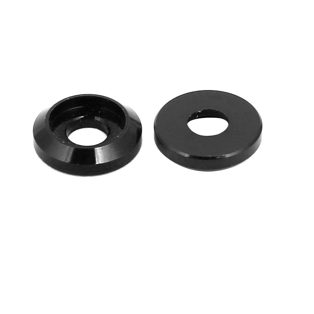 Harfington M3 Aluminum Alloy Fender Bumper Engine Dress Up Washer Black 20pcs