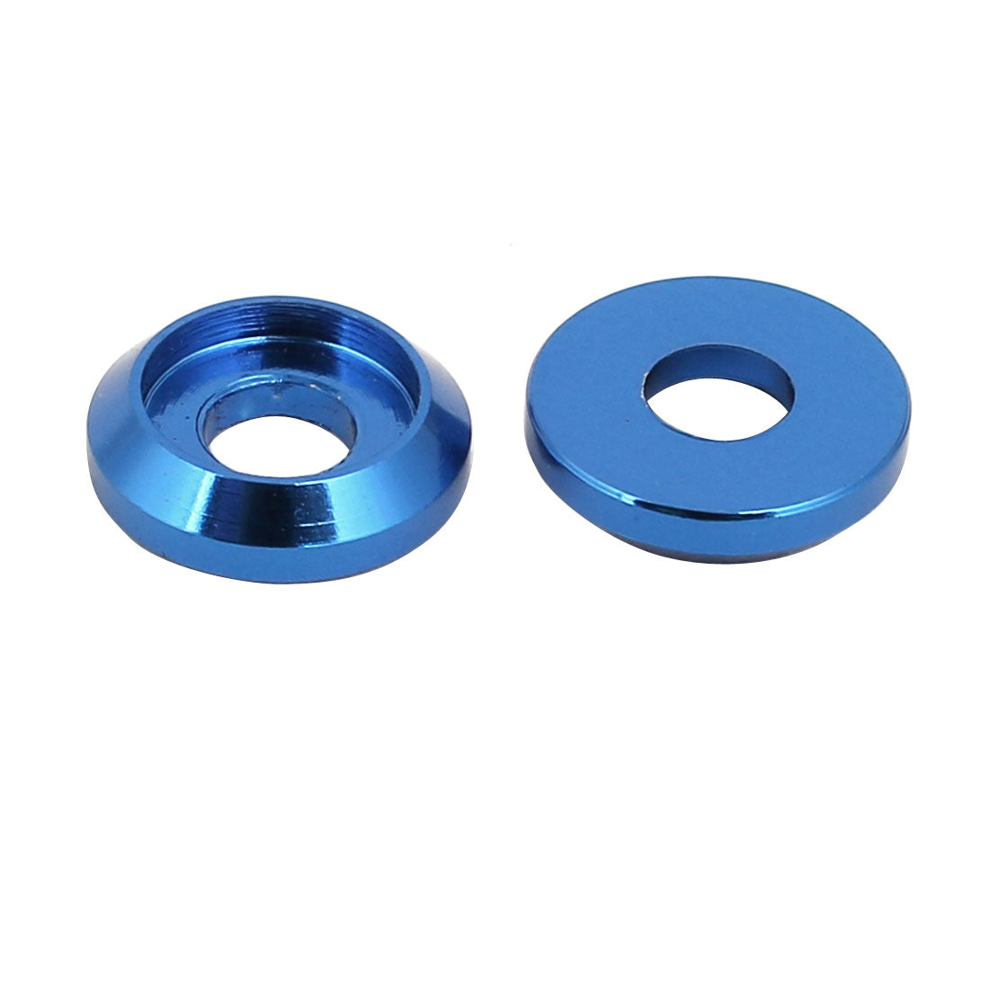 Harfington M3 Aluminum Alloy Fender Bumper Engine Dress Up Washer Royal Blue 20pcs