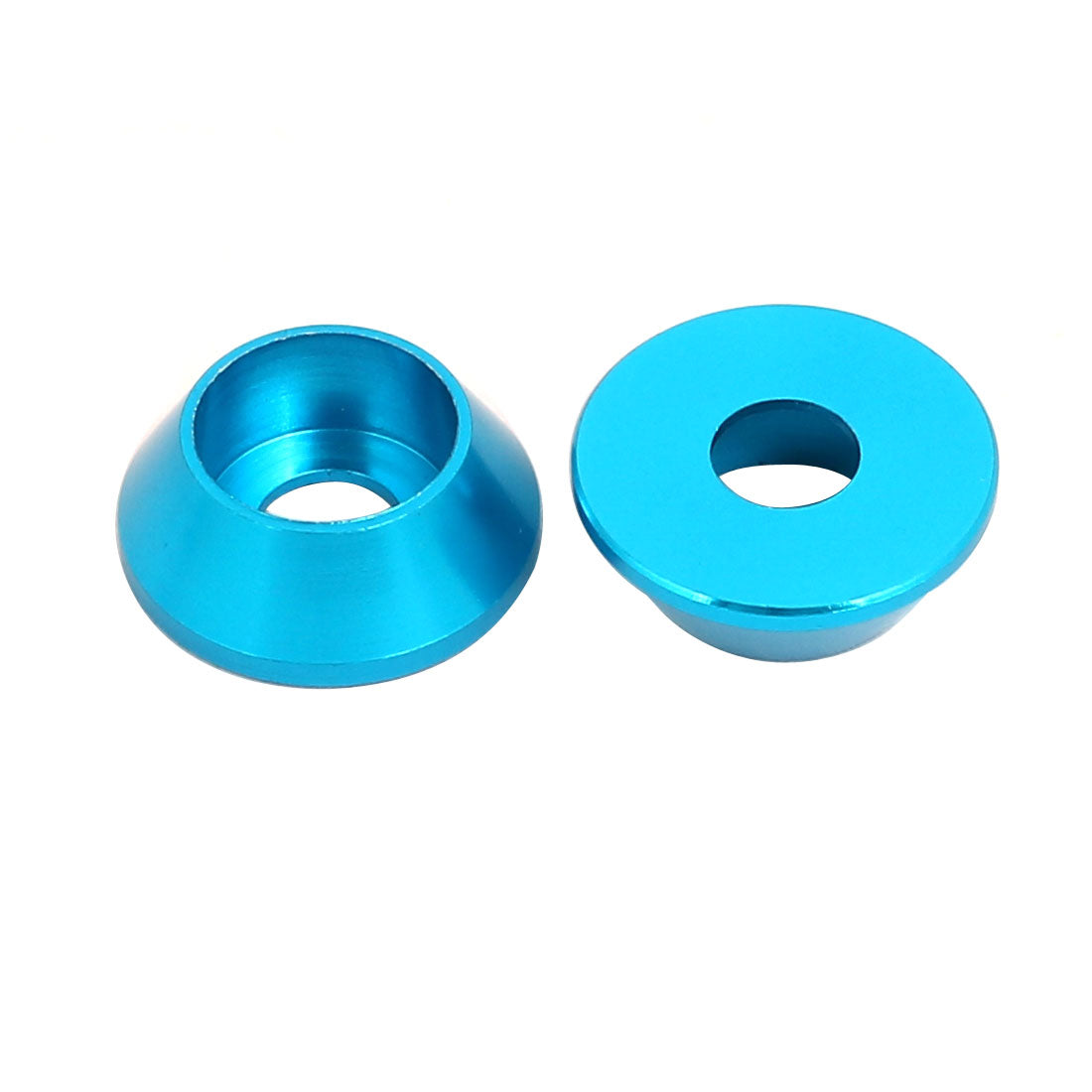 Harfington M4 Aluminium Alloy Engine Bay Hatch Lid Bumper Fender Washer Sky Blue 15pcs