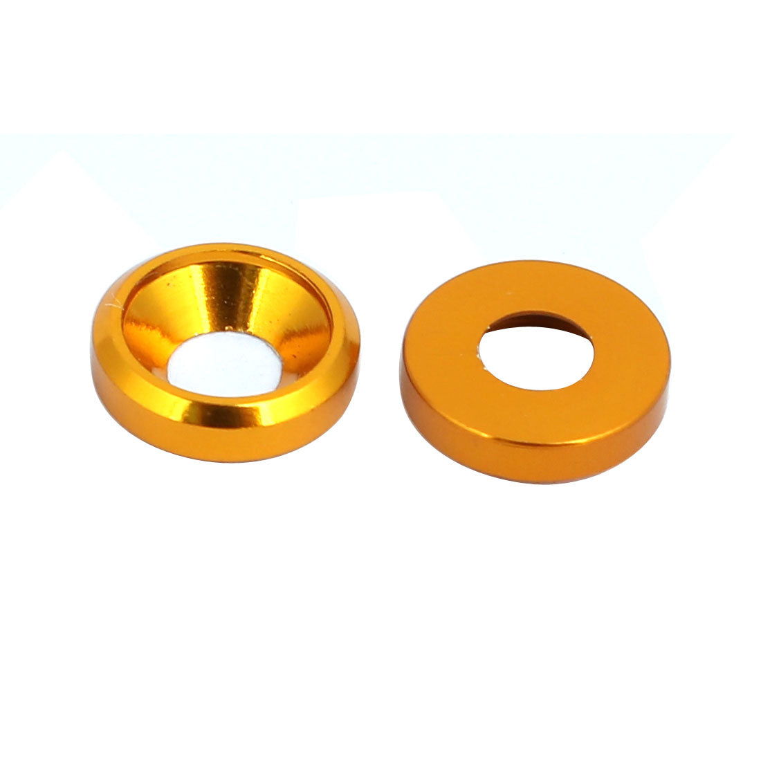 Harfington M3 Aluminium Alloy Cup Head Engine Bay Fender Bumper Washer Gold Tone 15pcs