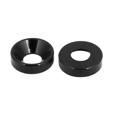 Harfington M5 Aluminium Alloy Car Bumper Trunk Fender Washer Black 20pcs