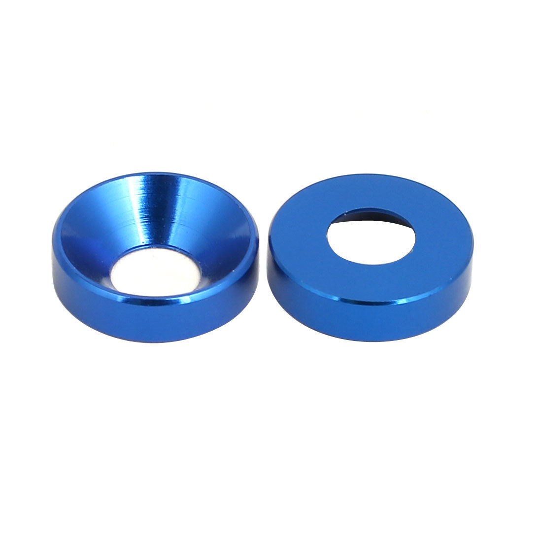 Harfington M5 Aluminium Alloy Car Bumper Trunk Fender Washer Royal Blue 20pcs