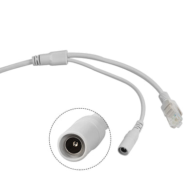 Harfington 15M/49ft Cat5e Network Ethernet LAN/Power Extension Cable for CCTV Security Cameras