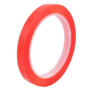 Harfington 0.2mmx12mm 10M Length Sponge Tape Dual Side Strong Adhesive Dustproof Red Clear