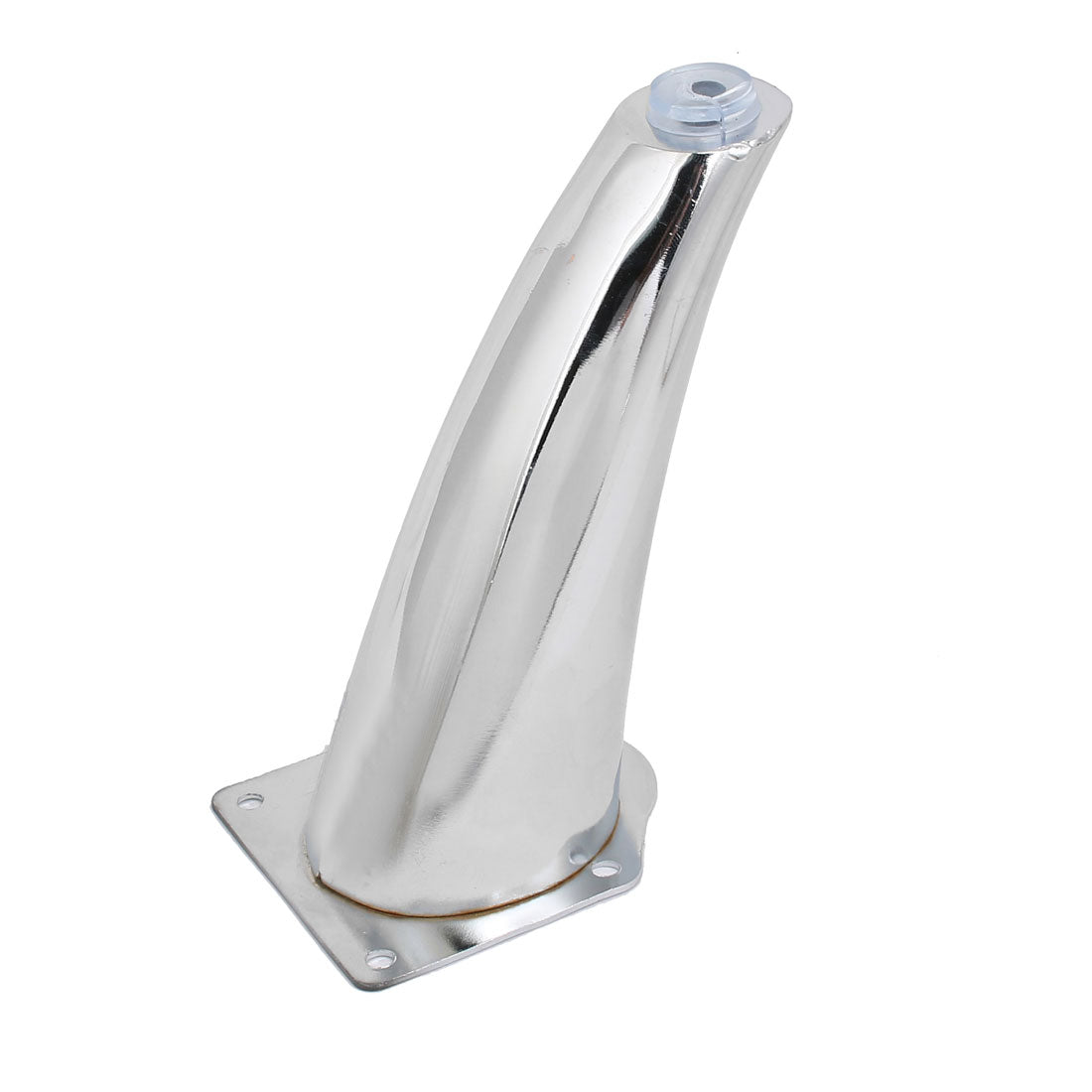 Harfington 130mm Height Metal Screw Mounted Cabinet Leg Feet Stand Silver Tone 4pcs