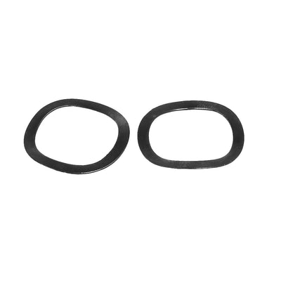 Harfington 21mm Inner Diameter 27mm Outer Dia 0.4mm Thickness Carbon Steel Compression Type Wave Washer 40pcs