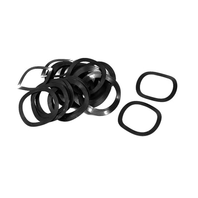Harfington 25mm Inner Diameter 31mm Outer Dia 0.4mm Thickness Carbon Steel Compression Type Wave Washer 40pcs