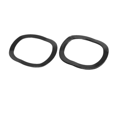 Harfington 30mm Inner Diameter 39mm Outer Dia 0.5mm Thickness Carbon Steel Compression Type Wave Washer 20pcs