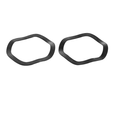 Harfington 40mm Inner Diameter 50mm Outer Dia 0.5mm Thickness Carbon Steel Compression Type Wave Washer 10pcs