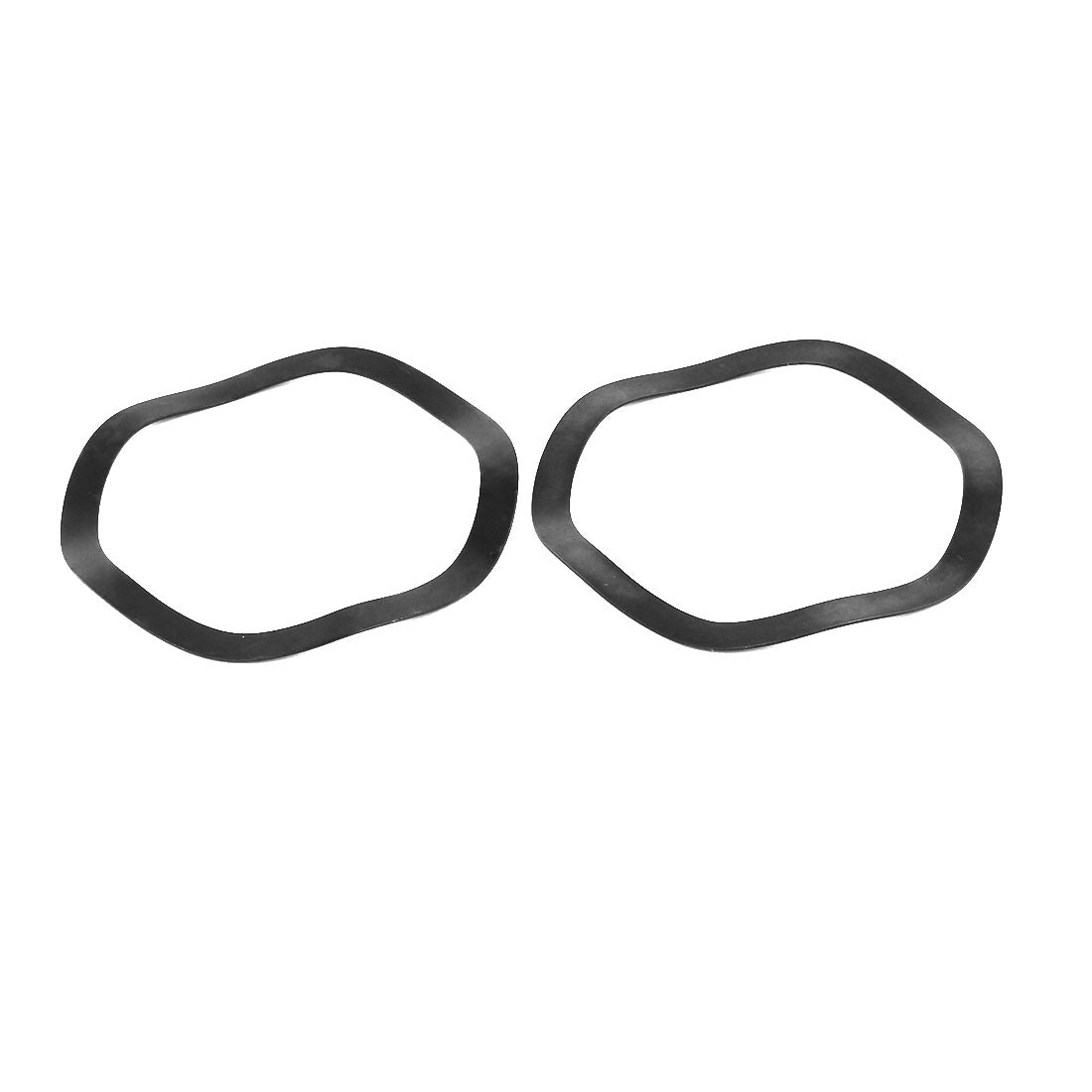 Harfington 50mm Inner Diameter 60mm Outer Dia 0.5mm Thickness Carbon Steel Compression Type Wave Washer 10pcs