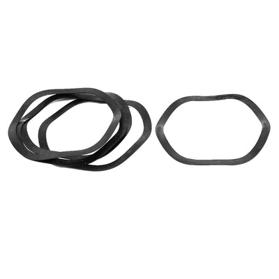 Harfington 60mm Inner Diameter 70mm Outer Dia 0.6mm Thickness Carbon Steel Compression Type Wave Washer 5pcs