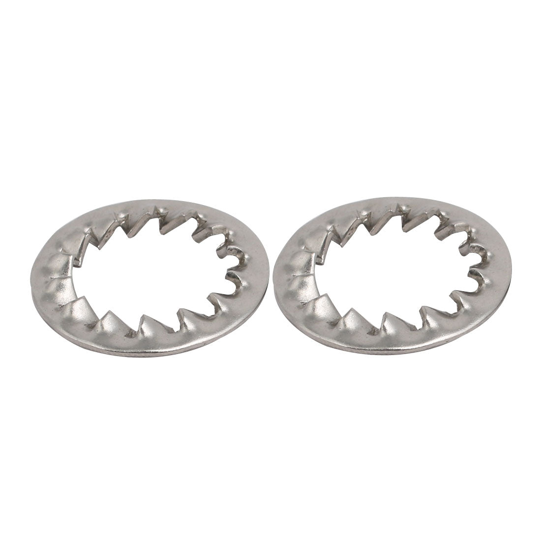 Harfington 16mm Inner Dia 304 Stainless Steel Internal Serrated Tooth Lock Washer 5pcs