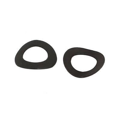 Harfington 5mm Fitting Dia Carbon Steel Compressed Type Curved Spring Washer 200pcs