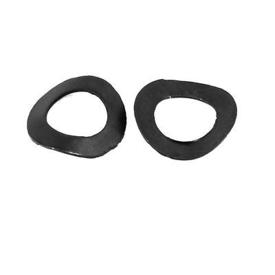 Harfington 6mm Fitting Dia Carbon Steel Compressed Type Curved Spring Washer 100pcs