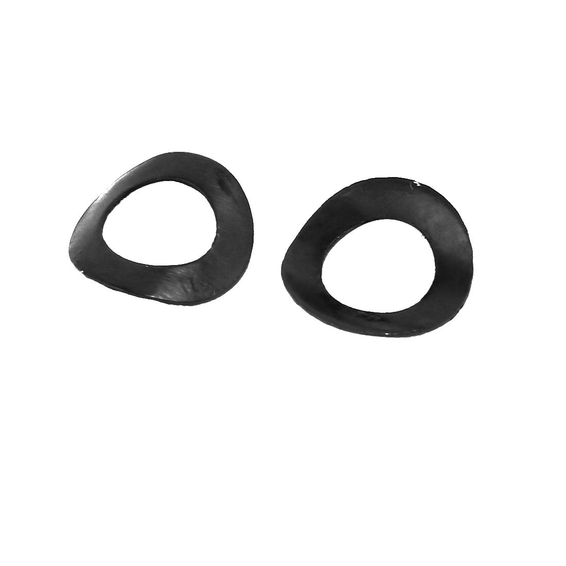 Harfington 6mm Fitting Dia Carbon Steel Compressed Type Curved Spring Washer 200pcs