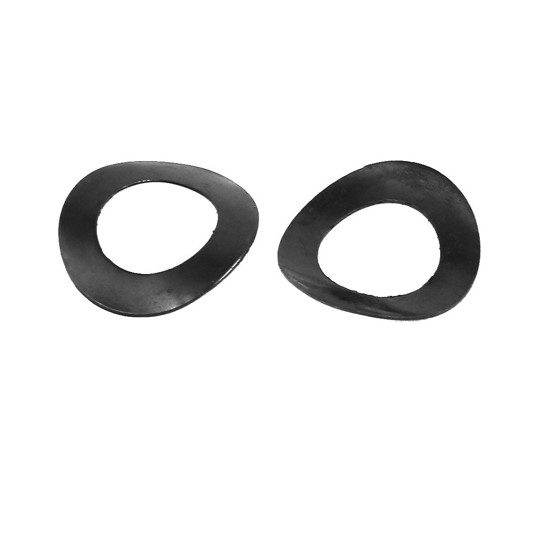 Harfington 12mm Fitting Dia Carbon Steel Compressed Type Curved Spring Washer 100pcs