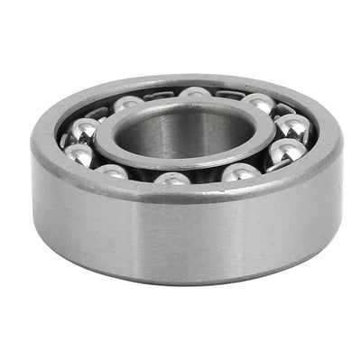 Harfington 15mmx35mmx11mm Double Row Self Aligning Ball Bearing Silver Gray 1202