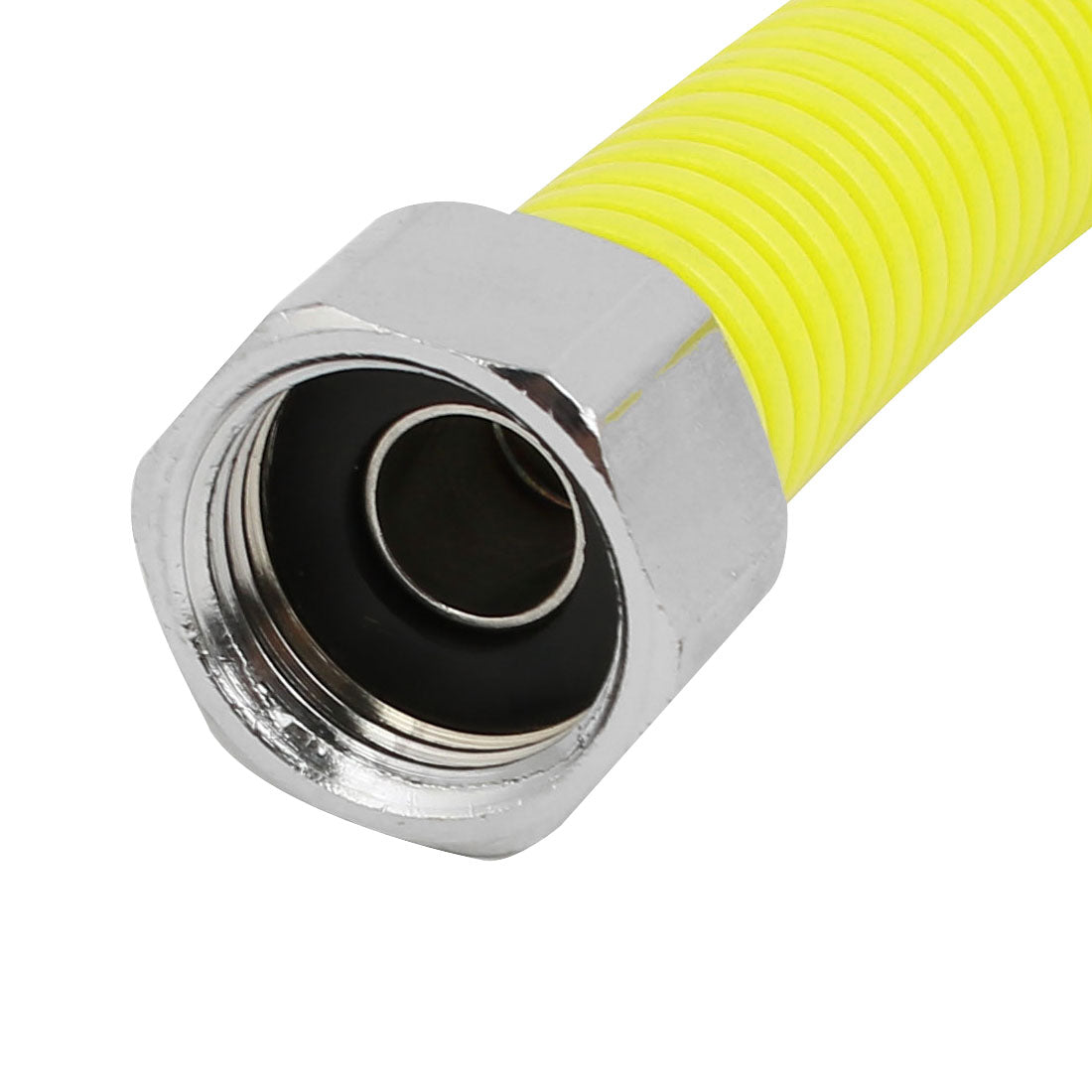 Harfington 0.5M Length 304 Stainless Steel Female Thread Flexible Gas Range Connector