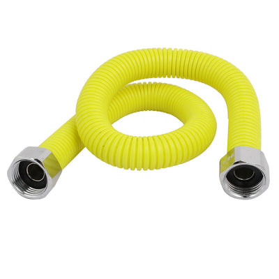 Harfington 0.5M Length 304 Stainless Steel Female Thread Flexible Gas Range Connector