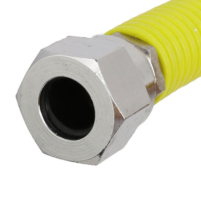 Harfington 0.5M Length 304 Stainless Steel Flexible Gas Range Connector Plumbing Fitting