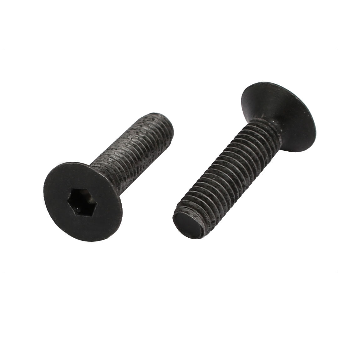 Harfington 8pcs M5x20mm Flat Countersunk Head Hex Socket Left Hand Thread Bolt DIN7991