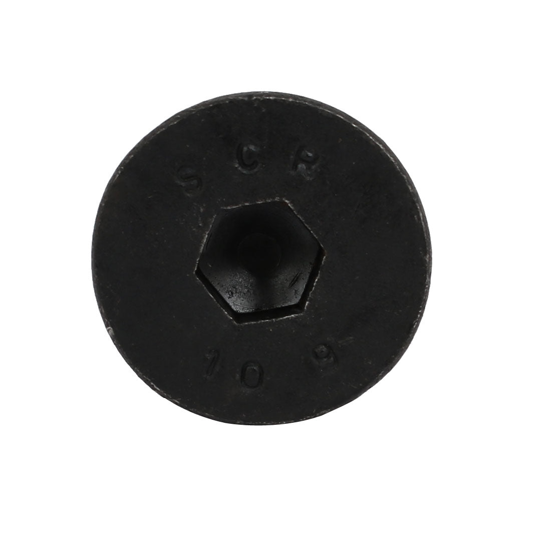 Harfington 2pcs M10x30mm 10.9 Grade Flat Countersunk Head Hex Socket Left Hand Thread Bolt