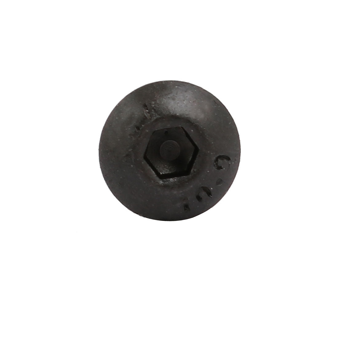 Harfington 4pcs M4x8mm 10.9 Grade Hex Socket Reverse Left Hand Thread Screw Bolt Black