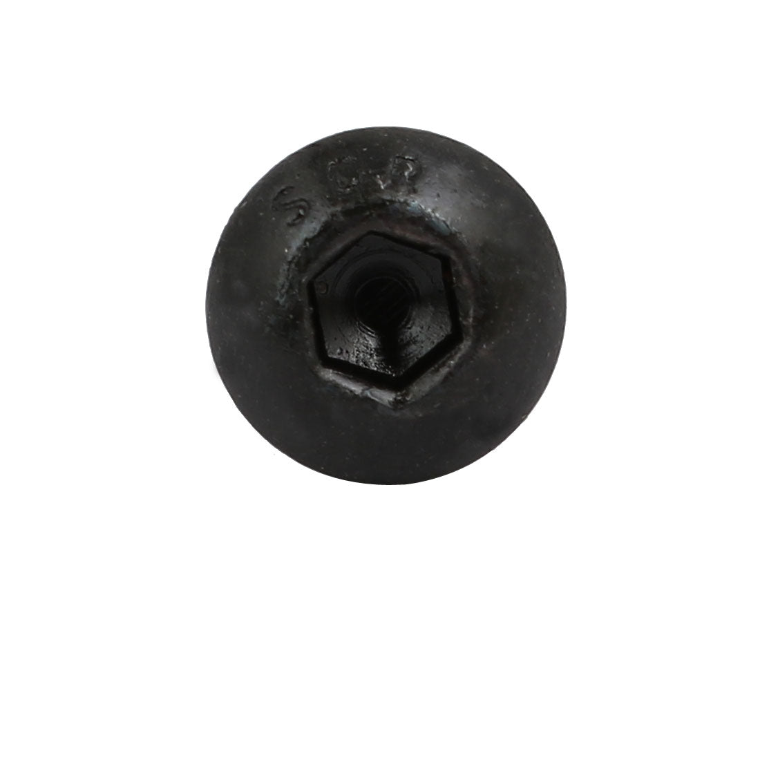 Harfington 8pcs M5x30mm 10.9 Grade Hex Socket Reverse Left Hand Thread Screw Bolt Black