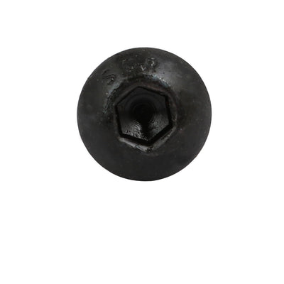 Harfington 8pcs M5x30mm 10.9 Grade Hex Socket Reverse Left Hand Thread Screw Bolt Black