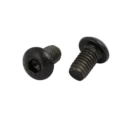 Harfington 2pcs M6x10mm 10.9 Grade Left Hand Thread Bolt Lock Screw for Drill Chuck