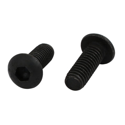 Harfington 2pcs M6x16mm 10.9 Grade Left Hand Thread Bolt Lock Screw for Drill Chuck