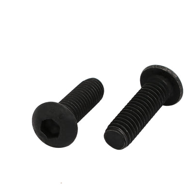 Harfington 4pcs M6x20mm 10.9 Grade Left Hand Thread Bolt Lock Screw for Drill Chuck