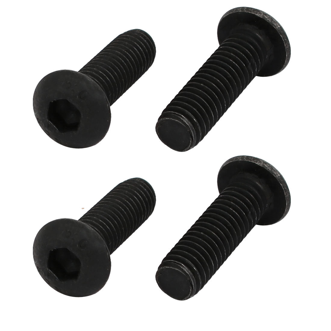 Harfington 4pcs M6x20mm 10.9 Grade Left Hand Thread Bolt Lock Screw for Drill Chuck