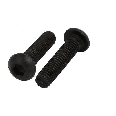 Harfington 4pcs M6x25mm 10.9 Grade Left Hand Thread Bolt Lock Screw for Drill Chuck