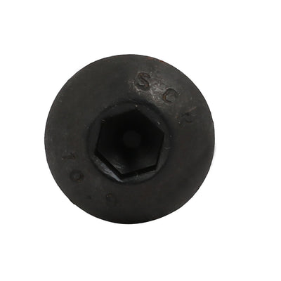 Harfington 4pcs M6x25mm 10.9 Grade Left Hand Thread Bolt Lock Screw for Drill Chuck