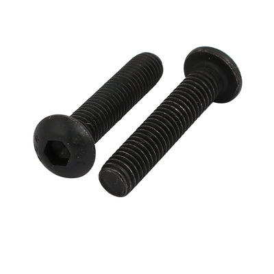 Harfington 2pcs M6x30mm 10.9 Grade Left Hand Thread Bolt Lock Screw for Drill Chuck