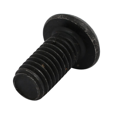 Harfington 4pcs M8x16mm 10.9 Grade Button Head Hex Socket Left Hand Thread Screw Bolt