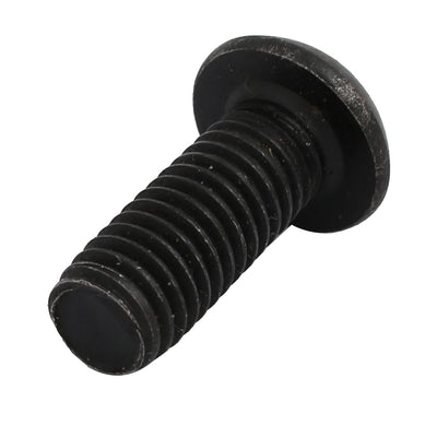 Harfington M8x20mm 10.9 Grade Button Head Hex Socket Left Hand Thread Screw Bolt