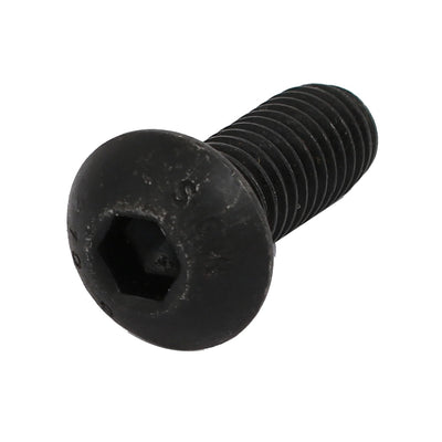 Harfington M8x20mm 10.9 Grade Button Head Hex Socket Left Hand Thread Screw Bolt