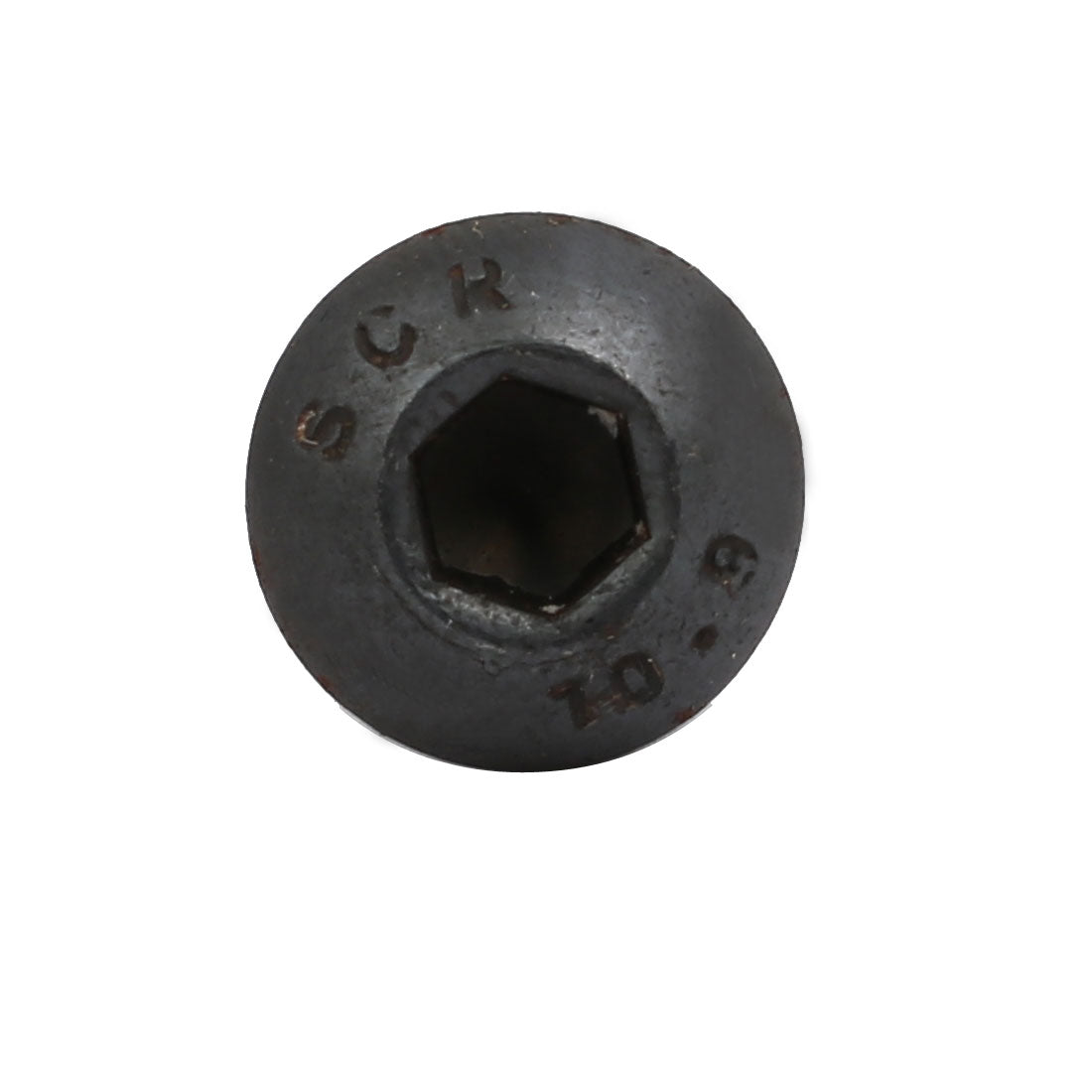 Harfington 2pcs M8x25mm 10.9 Grade Button Head Hex Socket Left Hand Thread Screw Bolt