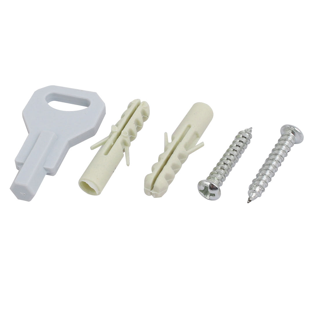 Harfington 17 oz Capacity ABS Plastic Wall Mount Single Chember Soap Dispenser Silver Tone