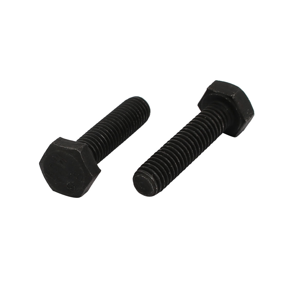 Harfington 8.8 Grade M6x25mm Full Threaded Left Hand Thread Hex Head Bolt 5pcs