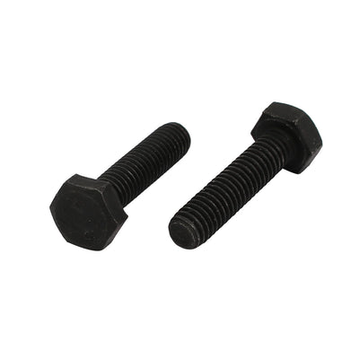 Harfington 8.8 Grade M6x25mm Full Threaded Left Hand Thread Hex Head Bolt 5pcs