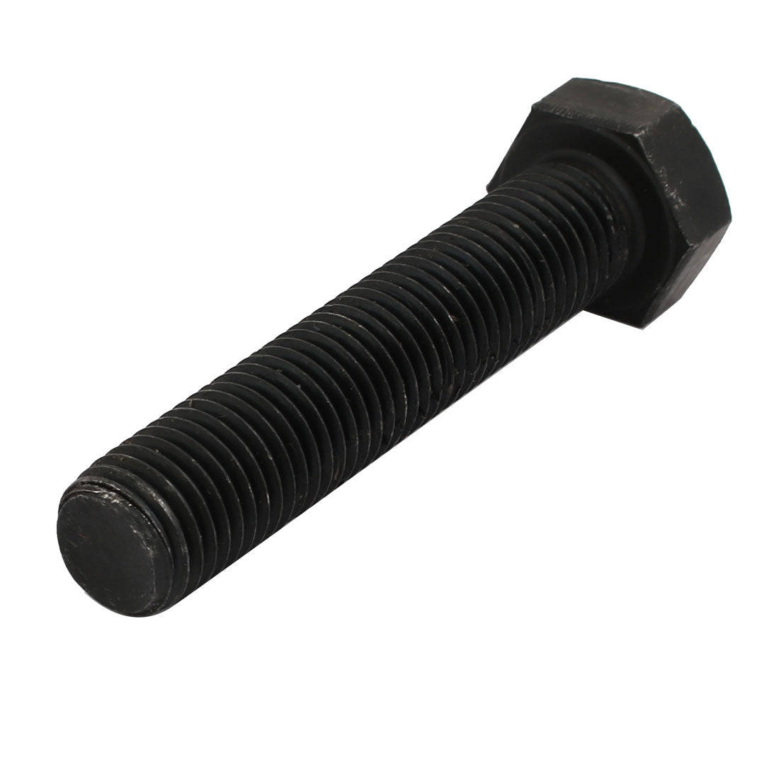 Harfington 8.8 Grade M16x80mm Full Threaded Left Hand Thread Hex Head Bolt Black