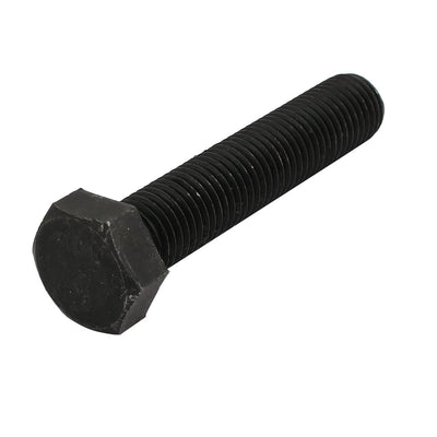 Harfington 8.8 Grade M16x80mm Full Threaded Left Hand Thread Hex Head Bolt Black