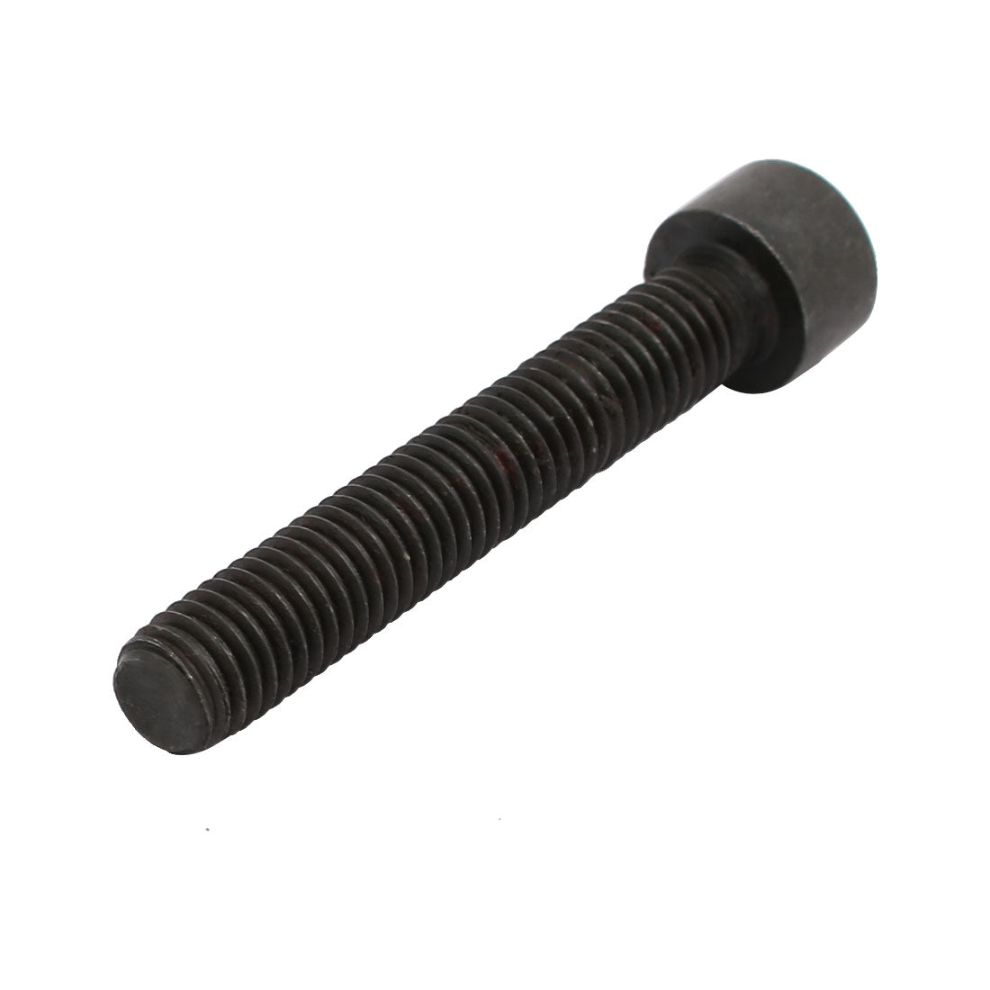 Harfington 8.8 Grade M8x50mm Fully Threaded Hex Socket Drive Left Hand Thread Bolt Black