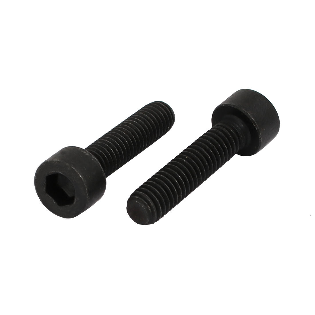 Harfington 8.8 Grade M6x25mm Full Threaded Hex Socket Drive Left Hand Thread Bolt 2pcs